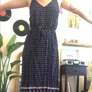 Blue and White maxi dress